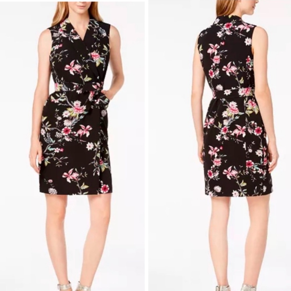 Calvin Klein floral suit dress M 8